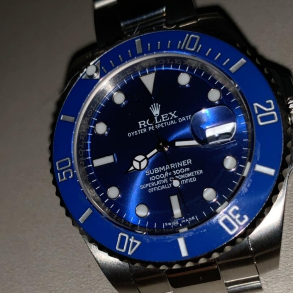 Rolex submariner steel blue
